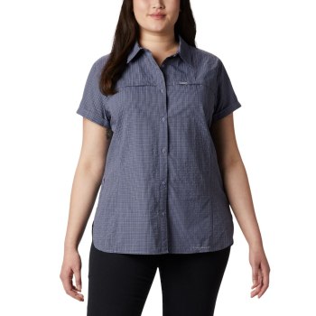 Columbia Ženske Košulje - Silver Ridge Novelty Short Sleeve - Plus Ljubičaste | YQHJ-40256